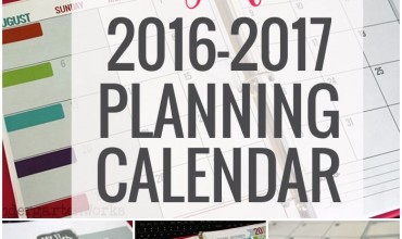 Printable Calendar 2016-2017 Calendar Template