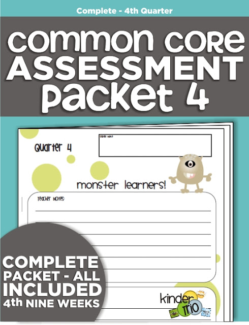 kindergarten common core assessments - the complete package