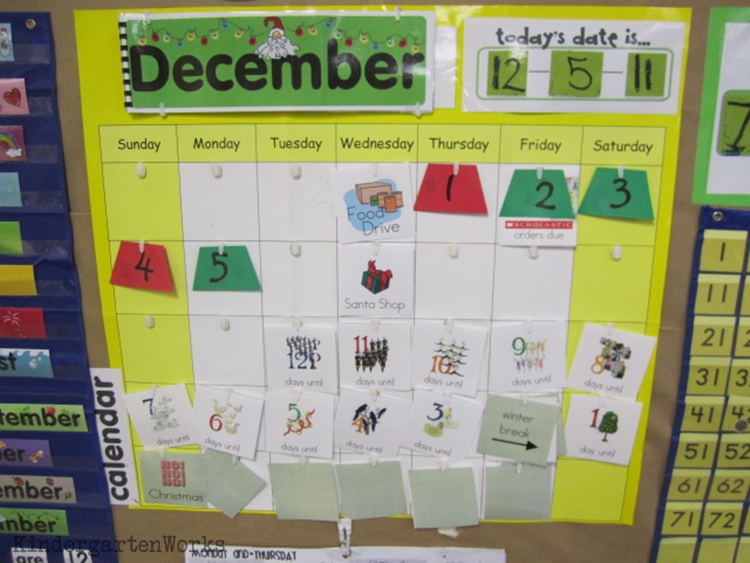 Modifying Calendar Time in Kindergarten – KindergartenWorks