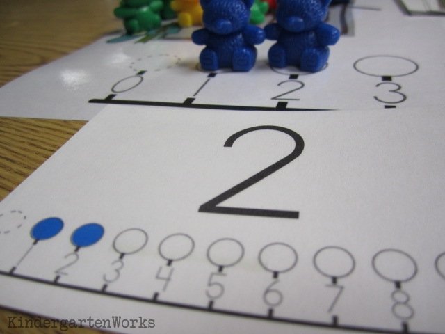 teaching addition with a number line as a strategy - KindergartenWorks