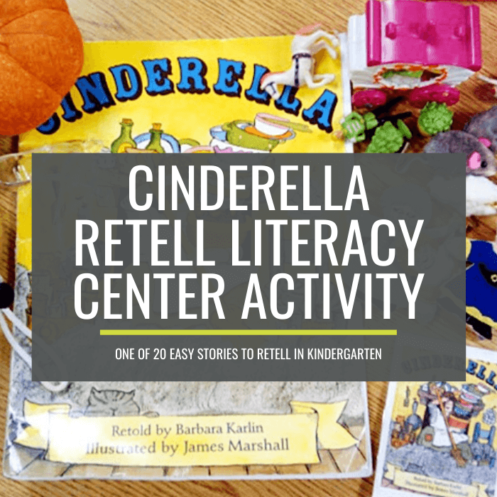 Cinderella Retell Literacy Center Activity