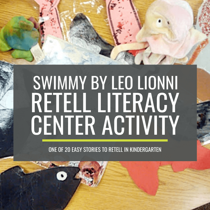 Swimmy by Leo Lionni Retell Literacy Center Activity