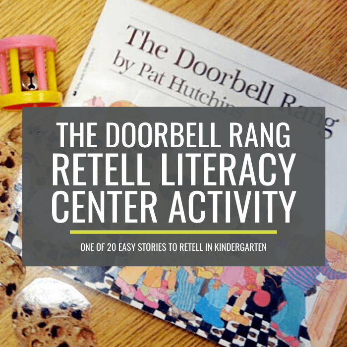 The Doorbell Rang Retell Literacy Center Activity