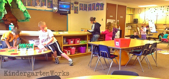 KindergartenWorks :: Kindergarten Literacy Centers {Details, Workboard, Routine}