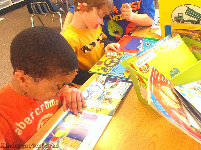 puppets - reading appropriate leveled texts in kindergarten KindergartenWorks