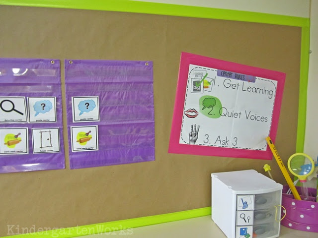 KindergartenWorks: brightly colored and adhesive {classroom decor with duct tape}