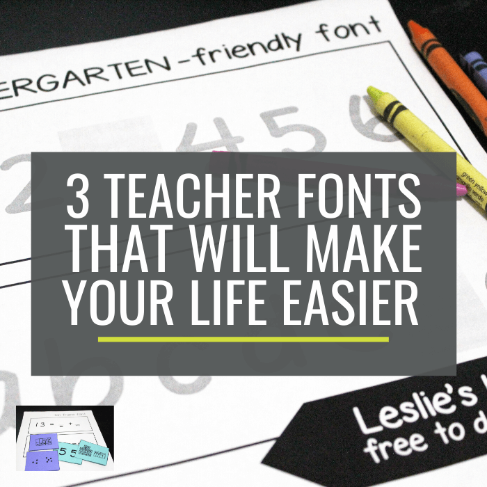 3 Teacher Fonts to Make Your Life Easier