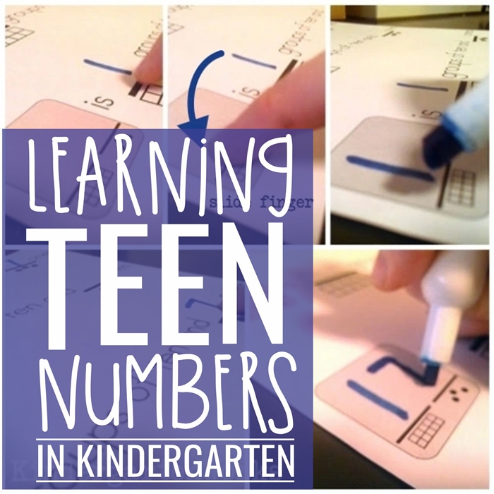 Learning Teen Numbers in Kindergarten