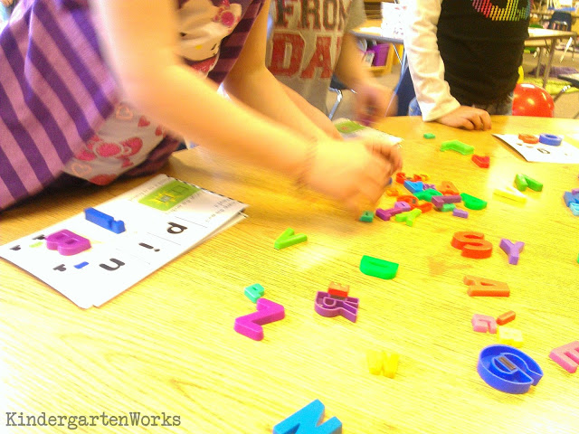 kindergarten word work manipulative ideas - KindergartenWorks