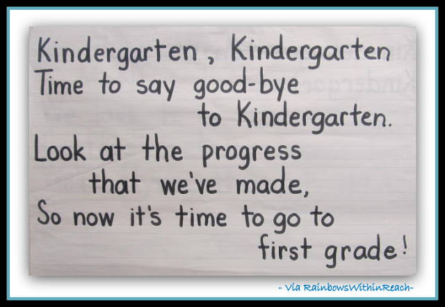 End of the year kindergarten poem - Top 20 Kindergarten Teaching Ideas to Try Right Now
