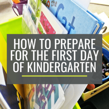 How to Prepare for the First Day of Kindergarten