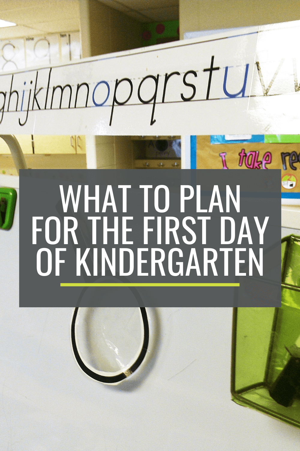 What to Plan for the First Day of Kindergarten