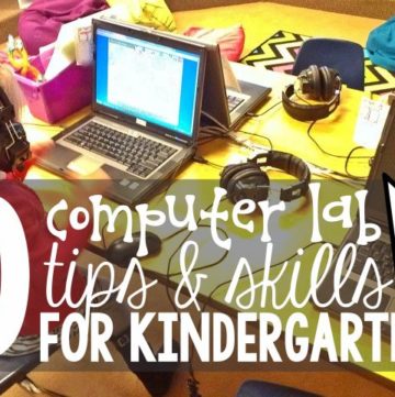 10 Computer Lab Tips and Skills for Kindergarten - KindergartenWorks