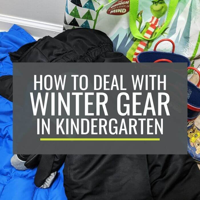 How to Deal with Winter Gear in Kindergarten
