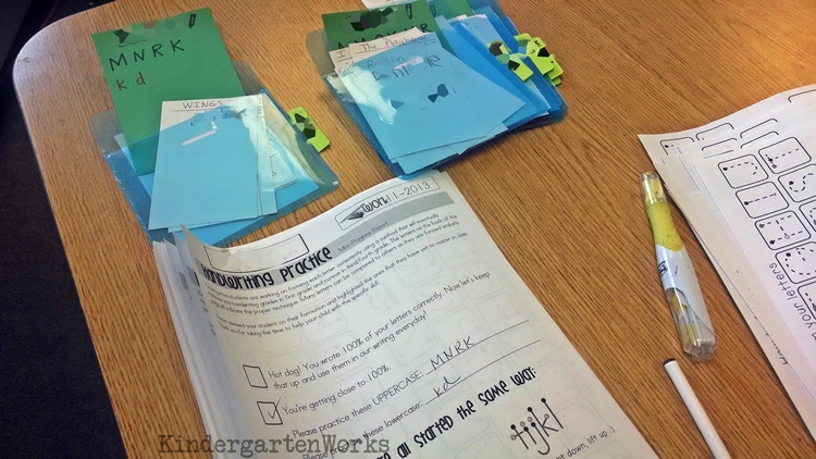 KindergartenWorks :: Handwriting Print Formation Progress Report {Free Printable}