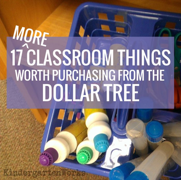 17 {more} Classroom Things Worth Purchasing From the Dollar Tree
