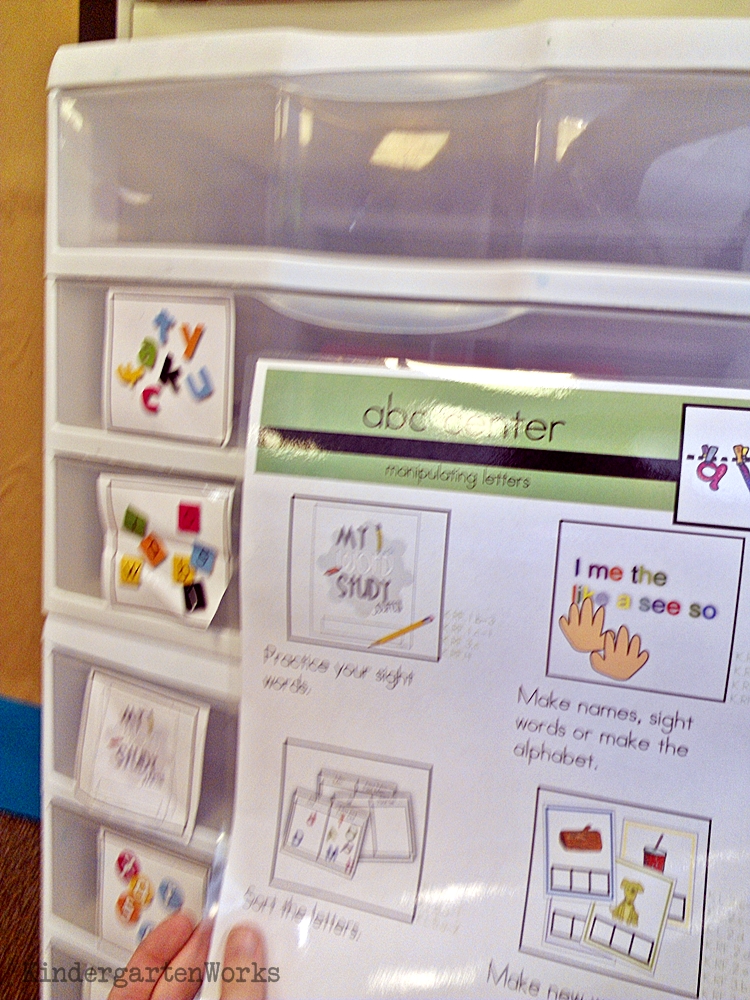 ABC Center - See, Stamp, Write and Explore - KindergartenWorks