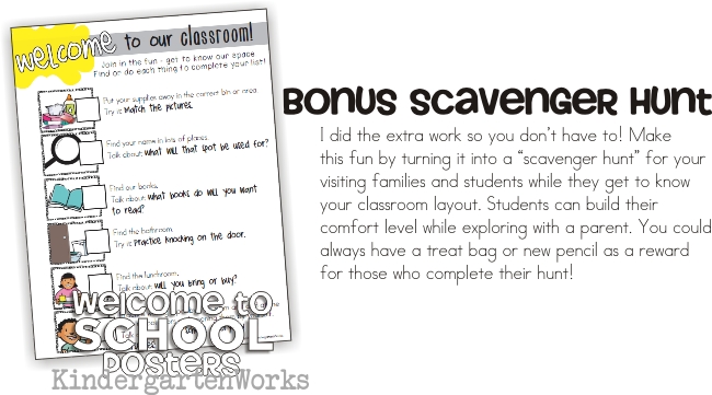 KindergartenWorks :: back to school teacher must-have posters
