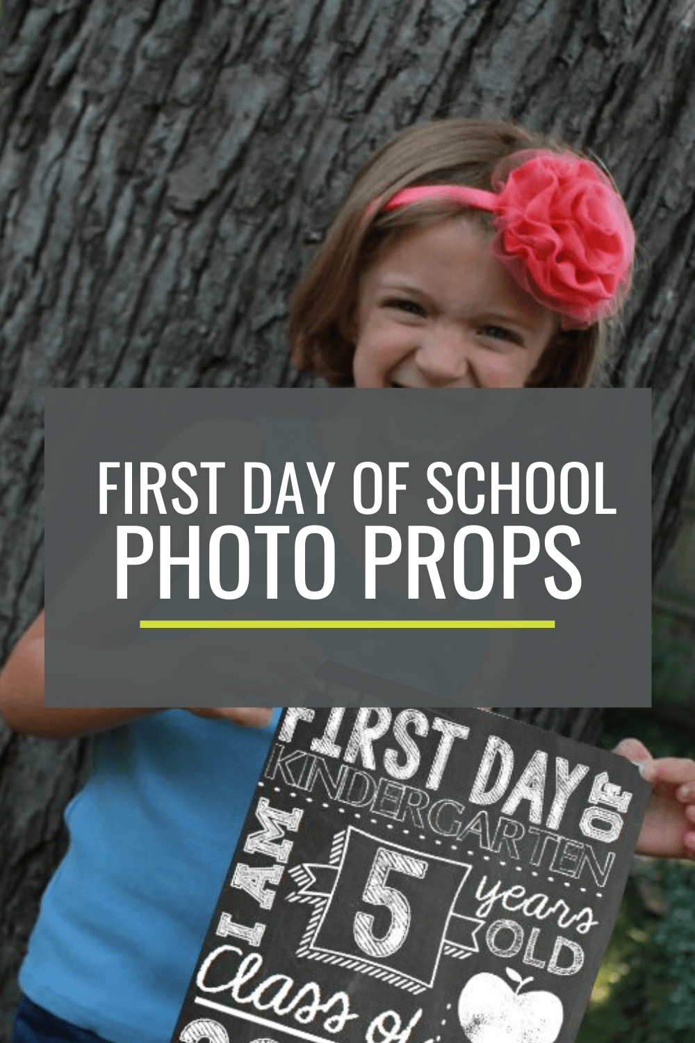 First Day of School Photo Props