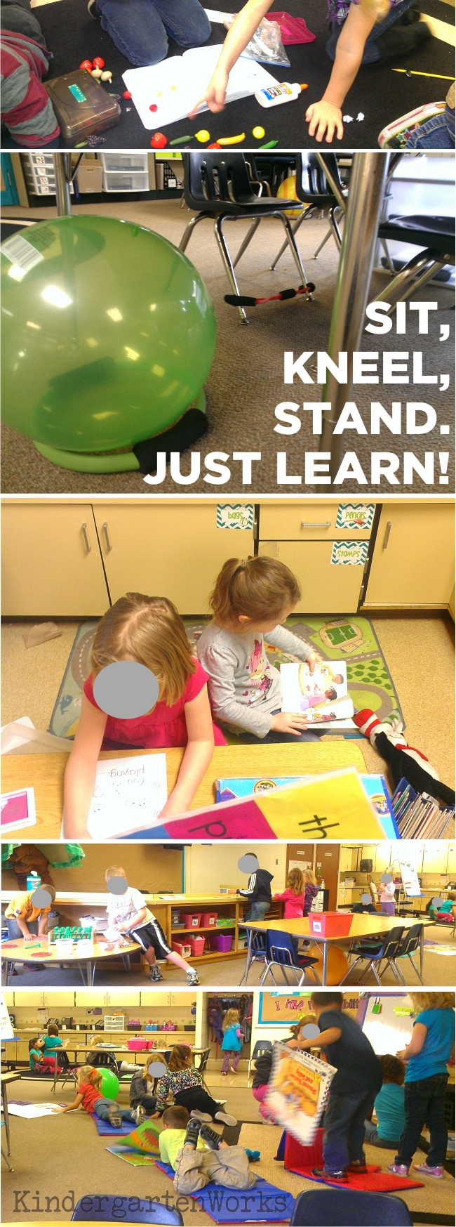 how to roll out student work spaces {alternative seating}