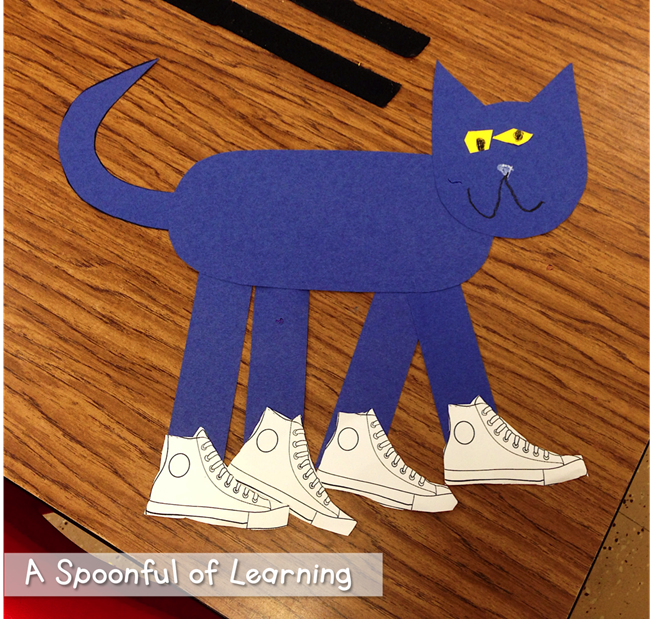 73 Cool Pete the Cat Freebies and Teaching Resources :: KindergartenWorks - Pete the Cat Craft