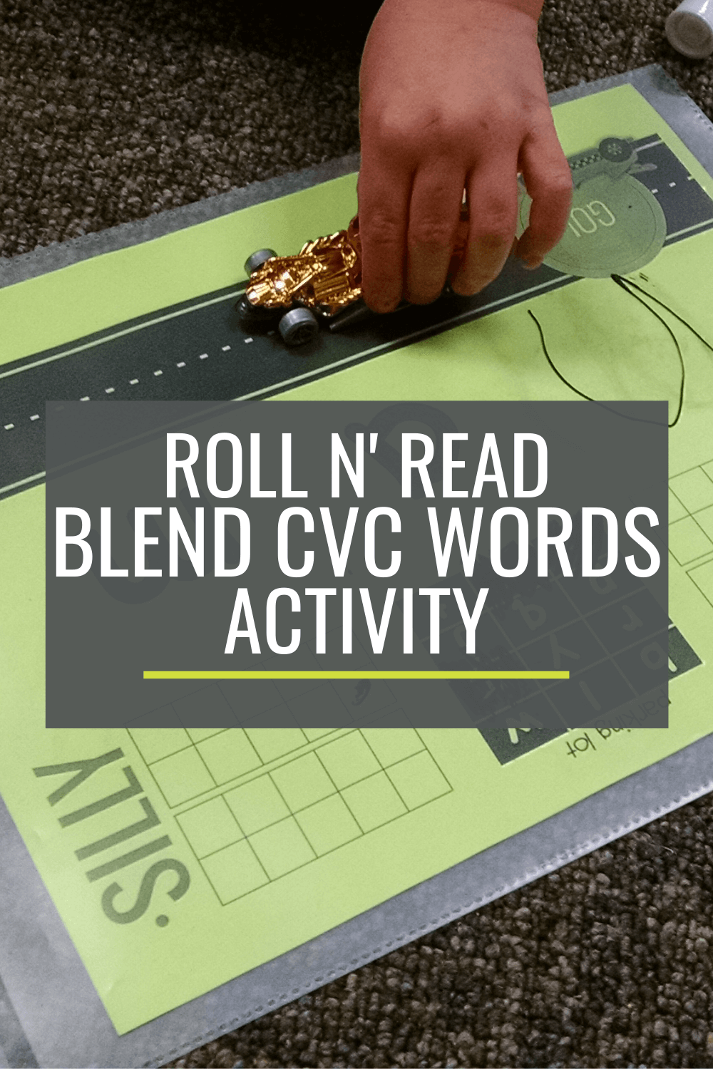 Roll n\' Read: A Fun Way to Blend CVC Words in Kindergarten