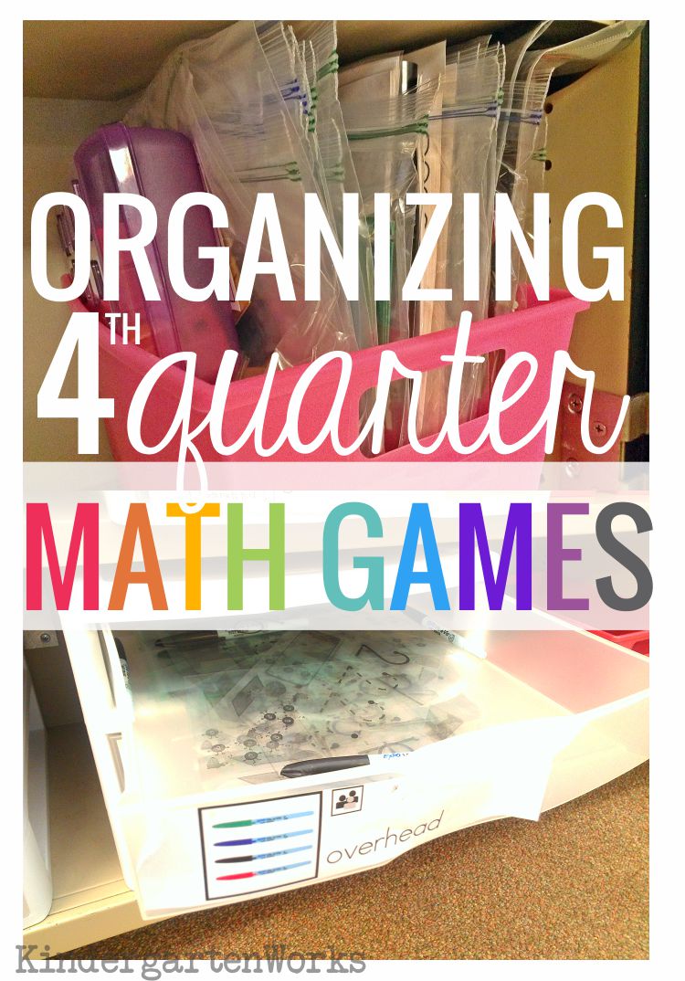 12 Guided Math Independent Activities for Fourth Quarter [+Organization]