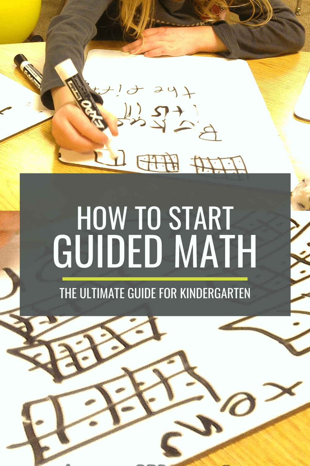 How to Start Guided Math in Kindergarten