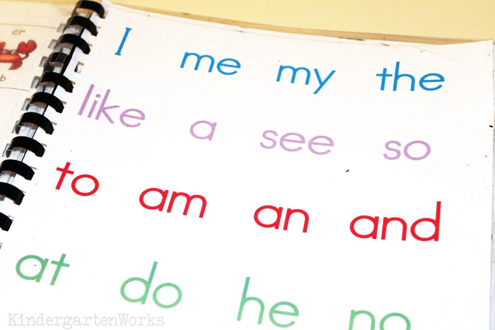 5 Easy Mini-Lessons to Teach Sight Words - Sight Words for Kindergarten 24 Words List - KindergartenWorks