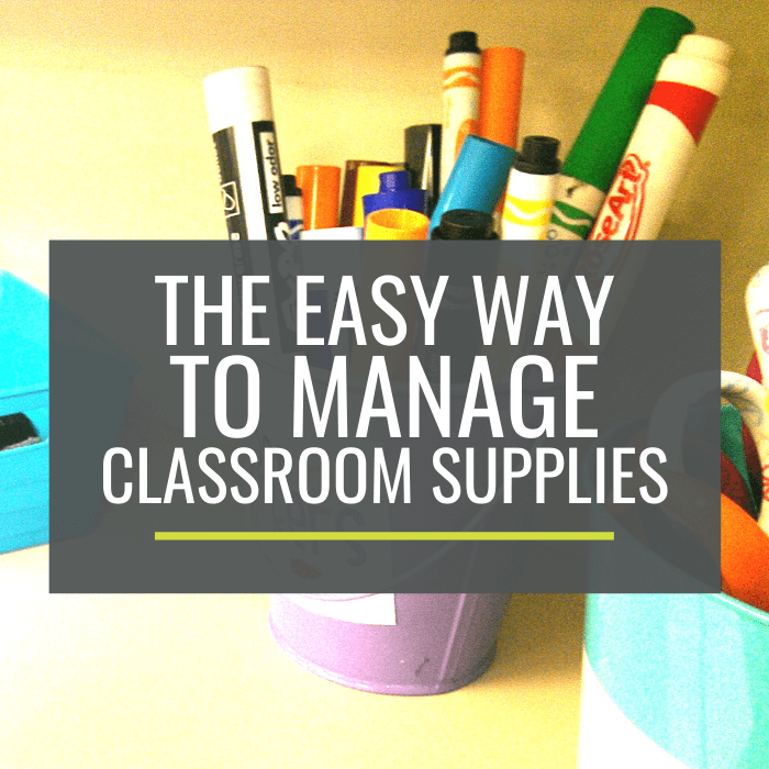 The Easy Way to Manage Classroom Supplies