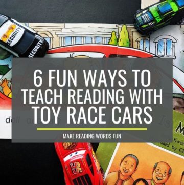 6 Fun Ways to Teach Reading in Kindergarten With Dollar Tree Race Cars