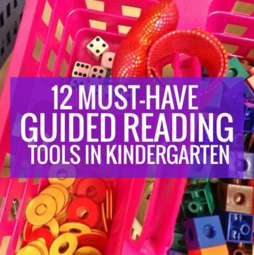 12 Must-have guided reading tools for kindergarten