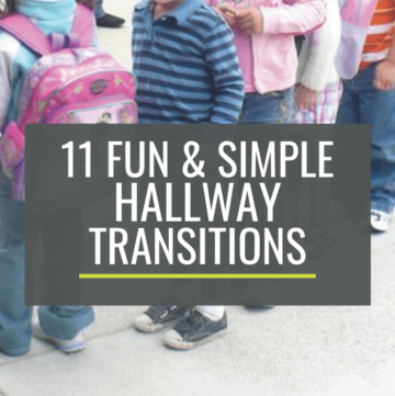 Fun and Simple Hallway Transitions for Kindergarten