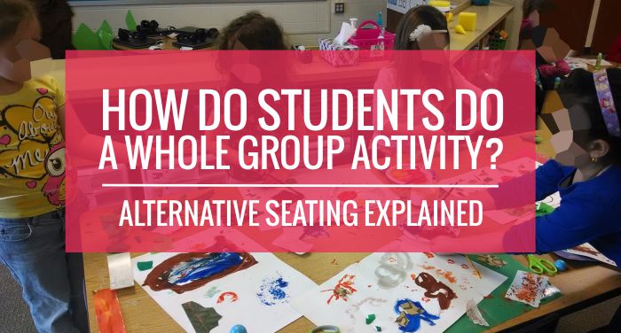 How to do whole group projects with alternative seating