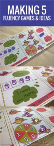 Making 5 Fluency Ideas and Games – KindergartenWorks