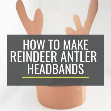 Cute and Free Printable Reindeer Antler Headbands for kindergarten