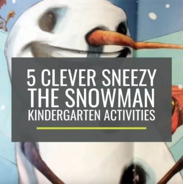 5 Clever Sneezy the Snowman Activities for kindergarten