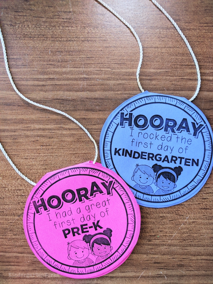 First day of school necklaces for free
