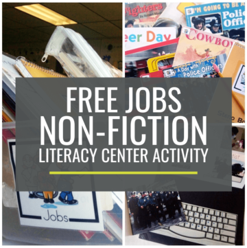 Jobs and Occupations Non-fiction Literacy Center Activity