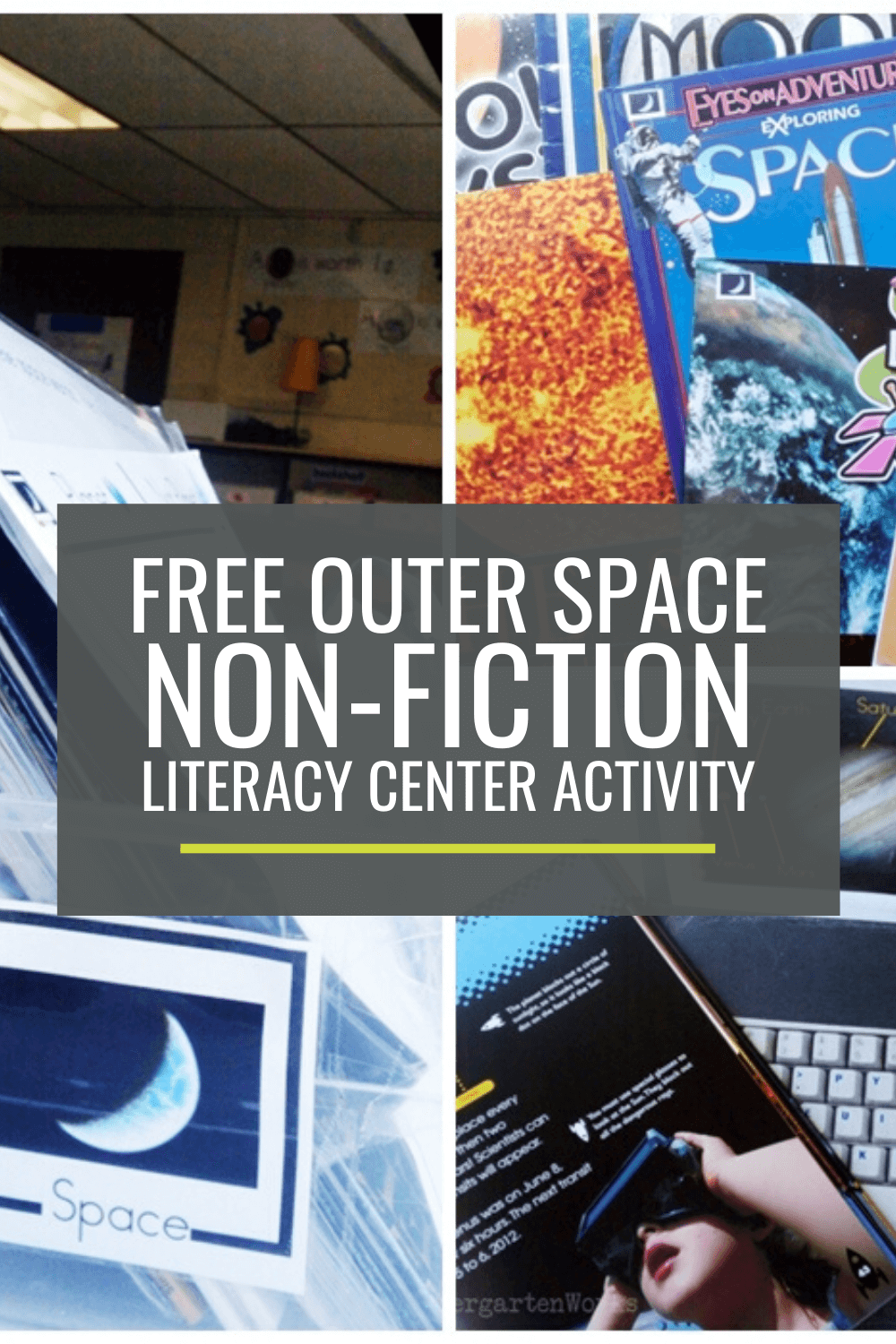 Space Non-fiction Literacy Center Activity Set