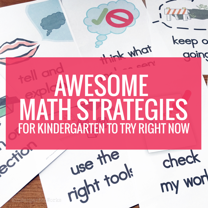 Awesome Math Strategies for Kindergarten and the 6 Questions to Ask Your Small Group