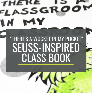 Dr. Seuss 'There's a Wocket' in My Pocket class book template