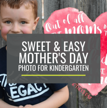 Free - Sweet Mother's Day Photo Overlays for Kindergarten