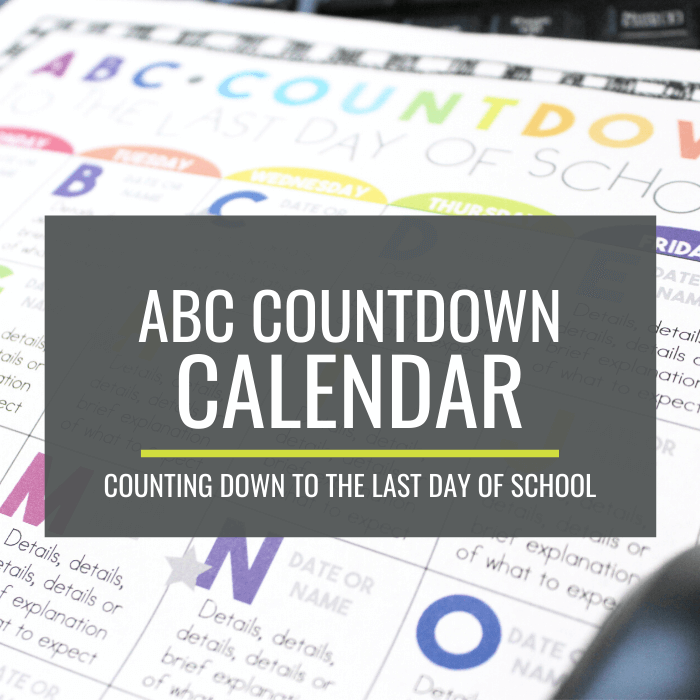 Make Your Own ABC Countdown Calendar (And Ideas for What to Do Each Day)