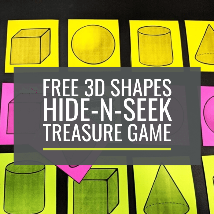Free 3D Shapes Hide-n-Seek  Pirate Treasure! Game