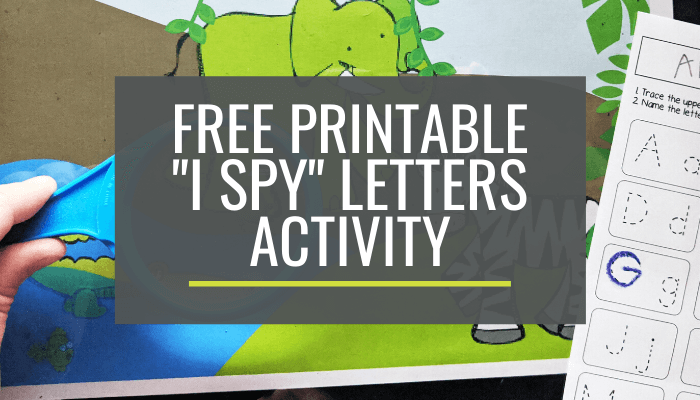 Free Naming Letters I Spy Activity Jungle Letters