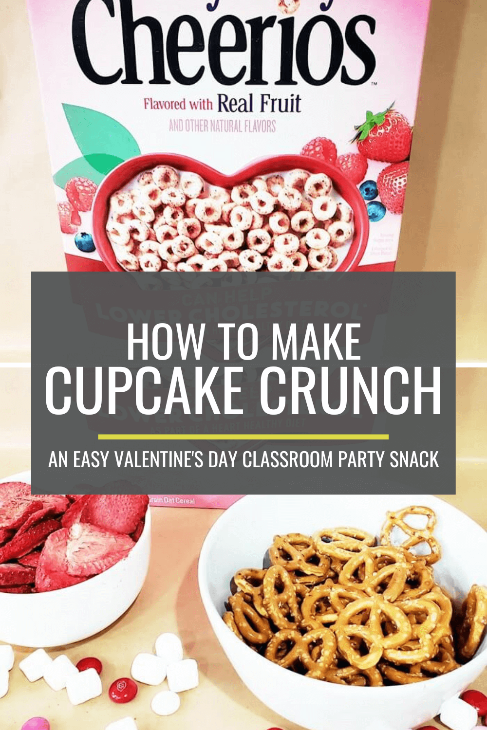 How to Make Cupcake Crunch for a Valentine\'s Classroom Snack